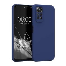 Microsonic Matte Silicone Xiaomi Redmi Note 11 Lacivert Cep Telefonu Kılıfı