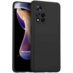 Microsonic Matte Silicone Xiaomi Redmi Note 11 Pro Plus Cep Telefonu Kılıfı