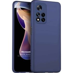 Microsonic Matte Silicone Xiaomi Redmi Note 11 Pro Plus Cep Telefonu Kılıfı