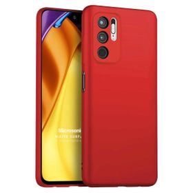 Microsonic Matte Silicone Xiaomi Redmi Note 11 SE Kırmızı Cep Telefonu Kılıfı