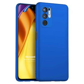 Microsonic Matte Silicone Xiaomi Redmi Note 11 SE Mavi Cep Telefonu Kılıfı