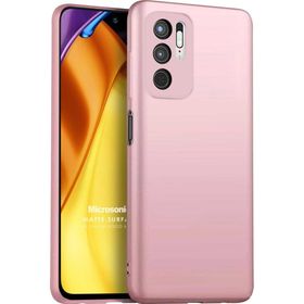 Microsonic Matte Silicone Xiaomi Redmi Note 11 SE Rose Gold Cep Telefonu Kılıfı