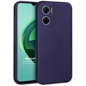 Microsonic Matte Silicone Xiaomi Redmi Note 11E Cep Telefonu Kılıfı