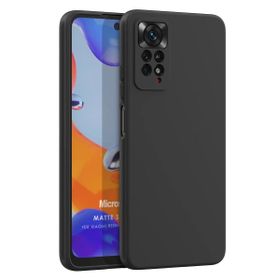 Microsonic Matte Silicone Xiaomi Redmi Note 12 Pro 4G Siyah Kılıf