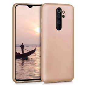 Microsonic Matte Silicone Xiaomi Redmi Note 8 Pro Gold Cep Telefonu Kılıfı