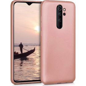 Microsonic Matte Silicone Xiaomi Redmi Note 8 Pro Rose Gold Cep Telefonu Kılıfı