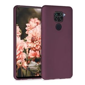 Microsonic Matte Silicone Xiaomi Redmi Note 9 Mor Cep Telefonu Kılıfı