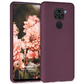 Microsonic Matte Silicone Xiaomi Redmi Note 9 Mor Cep Telefonu Kılıfı