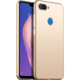 Microsonic Matte Silikon Xiaomi Mi 8 Lite Gold Kılıf