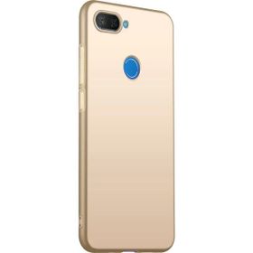 Microsonic Matte Silikon Xiaomi Mi 8 Lite Gold Kılıf