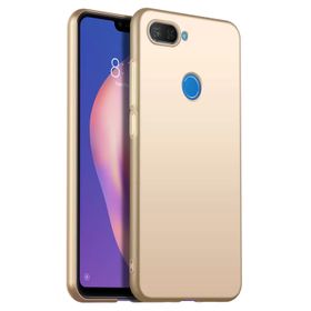 Microsonic Matte Silikon Xiaomi Mi 8 Lite Gold Kılıf