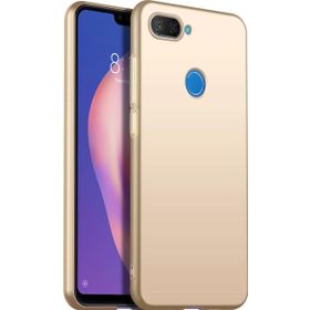 Microsonic Matte Silikon Xiaomi Mi 8 Lite Gold Kılıf