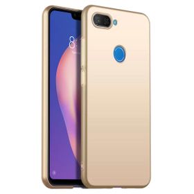 Microsonic Matte Silikon Xiaomi Mi 8 Lite Gold Kılıf