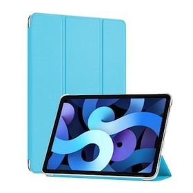 Microsonic Mavi Apple Ipad Air 5.Nesil 2022 A2588-A2589-A2591 Slim Translucent Back Smart Cover Kılıf