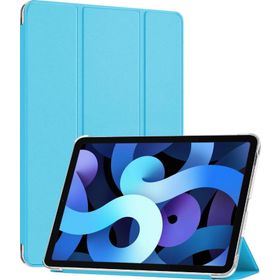 Microsonic Mavi Apple Ipad Air 5.Nesil 2022 A2588-A2589-A2591 Slim Translucent Back Smart Cover Kılıf