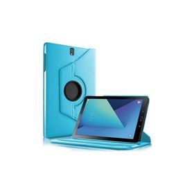 Microsonic Microsonic Samsung Galaxy Tab S3 9.7inç T820/T825 360 Dönerli Stand Deri Mavi Kılıf
