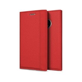 Microsonic Motorola Moto G5 Plus Gizli Mıknatıslı Delux Kırmızı Kılıf