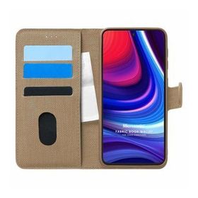 Microsonic Omix X300 Fabric Book Wallet Gold Cep Telefonu Kılıfı