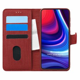 Microsonic Omix X300 Fabric Book Wallet Kırmızı Cep Telefonu Kılıfı
