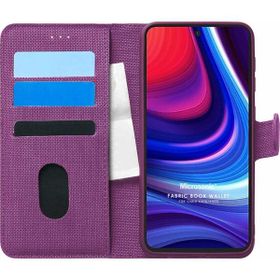 Microsonic Omix X300 Fabric Book Wallet Mor Cep Telefonu Kılıfı