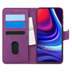 Microsonic Omix X300 Fabric Book Wallet Mor Cep Telefonu Kılıfı