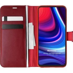 Microsonic Omix X500 Delux Leather Wallet Kırmızı Cep Telefonu Kılıfı