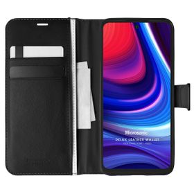 Microsonic Omix X500 Delux Leather Wallet Siyah Cep Telefonu Kılıfı