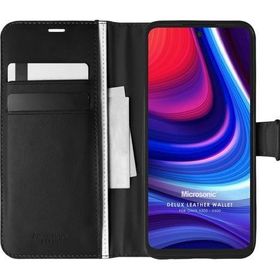 Microsonic Omix X500 Delux Leather Wallet Siyah Cep Telefonu Kılıfı