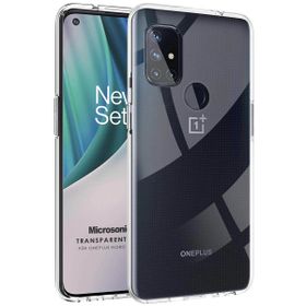 Microsonic OnePlus Nord N10 5G Transparent Soft Beyaz Cep Telefonu Kılıfı