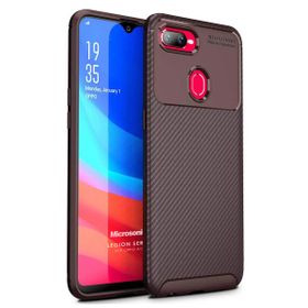 Microsonic Oppo A12 Legion Series Kahverengi Cep Telefonu Kılıfı