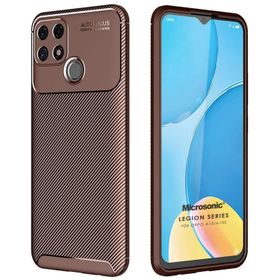 Microsonic Oppo A15 Legion Series Kahverengi Cep Telefonu Kılıfı