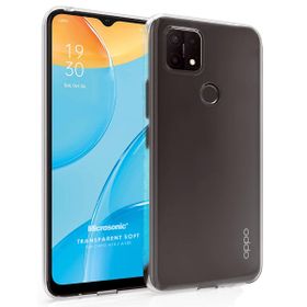 Microsonic Oppo A15 Transparent Soft Beyaz Cep Telefonu Kılıfı