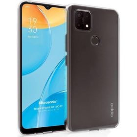 Microsonic Oppo A15 Transparent Soft Beyaz Cep Telefonu Kılıfı