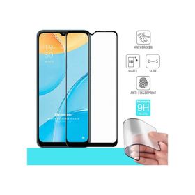 Microsonic Oppo A15s Seramik Matte Flexible Siyah Ekran Koruyucu