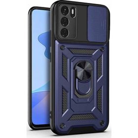 Microsonic Oppo A16 Impact Resistant Lacivert Cep Telefonu Kılıfı