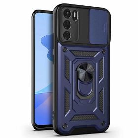 Microsonic Oppo A16 Impact Resistant Lacivert Cep Telefonu Kılıfı