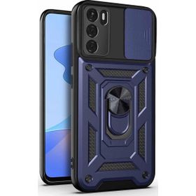 Microsonic Oppo A16 Impact Resistant Lacivert Cep Telefonu Kılıfı