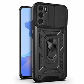 Microsonic Oppo A16 Impact Resistant Siyah Cep Telefonu Kılıfı