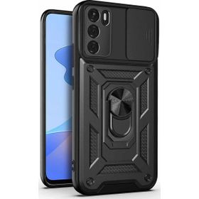 Microsonic Oppo A16 Impact Resistant Siyah Cep Telefonu Kılıfı