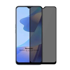 Microsonic Oppo A16 Privacy 5D Gizlilik Filtreli Siyah Cam Ekran Koruyucu