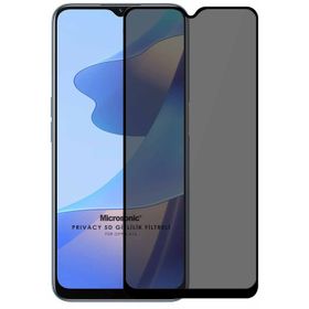 Microsonic Oppo A16 Privacy 5D Gizlilik Filtreli Siyah Cam Ekran Koruyucu
