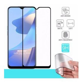 Microsonic Oppo A16 Seramik Matte Flexible Siyah Ekran Koruyucu