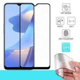 Microsonic Oppo A16 Seramik Matte Flexible Siyah Ekran Koruyucu