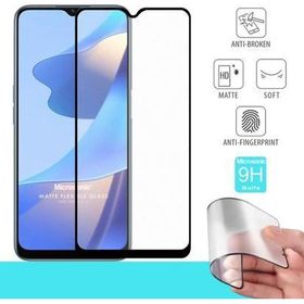 Microsonic Oppo A16 Seramik Matte Flexible Siyah Ekran Koruyucu
