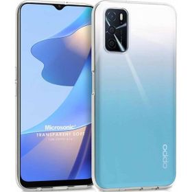 Microsonic Oppo A16 Transparent Soft Beyaz Cep Telefonu Kılıfı
