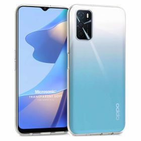 Microsonic Oppo A16 Transparent Soft Beyaz Cep Telefonu Kılıfı