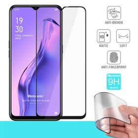 Microsonic Oppo A31 Seramik Matte Flexible Siyah Ekran Koruyucu