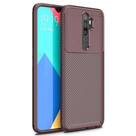Microsonic Oppo A5 2020 Legion Series Kahverengi Cep Telefonu Kılıfı