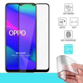 Microsonic Oppo A5 2020 Seramik Matte Flexible Siyah Ekran Koruyucu