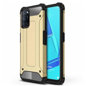Microsonic Oppo A52 Rugged Armor Gold Cep Telefonu Kılıfı